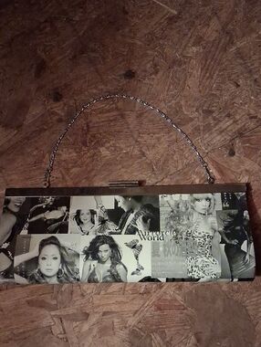 Black & White Photo Collage Evening Clutch